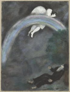 L'Arc-en-ciel, signe d'alliance entre Dieu et la Terre Chagall - LeFrancophile Marc Chagall