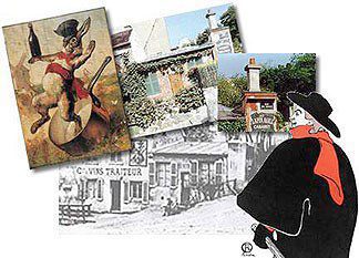 Lapin agile sur Montmartre